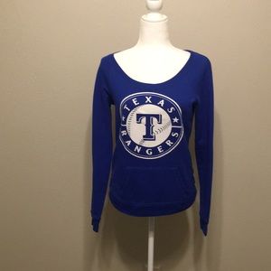 Rare Victoria’s Secret Texas Rangers sweatshirt